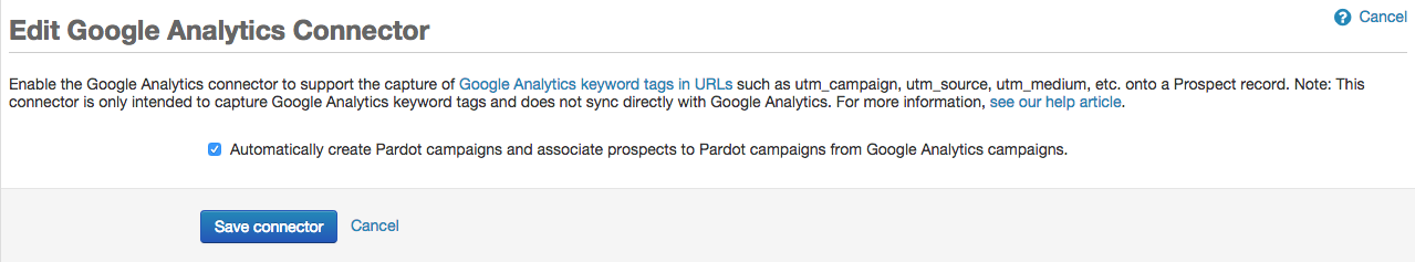 measure employee advocacy connect utm google analytics to pardot