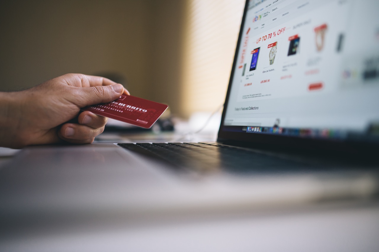 online bank credit card