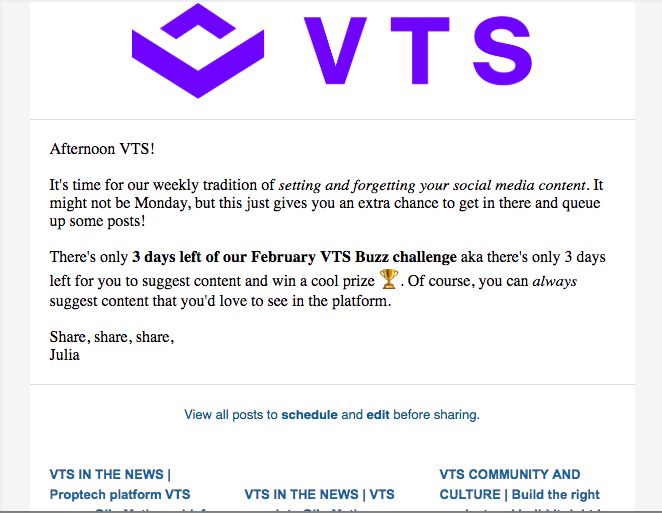 VTS-email-update