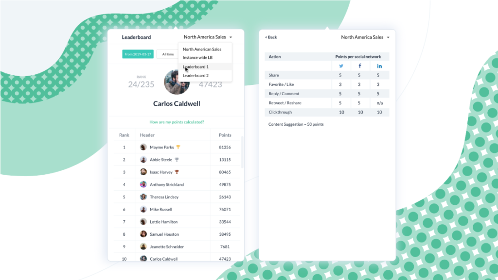For Business, Privacy & Leaderboard Settings – Support