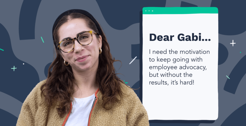 Dear Gabi: Low Adoption For Employee Advocacy