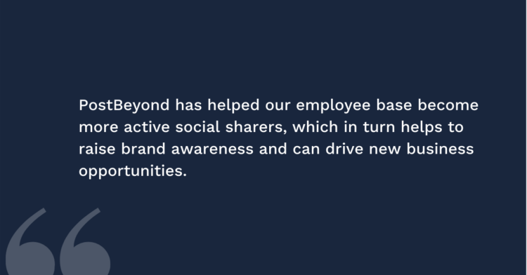 employee advocacy postbeyond customer testimonial