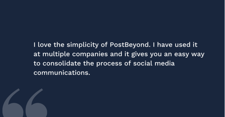 employee advocacy postbeyond customer testimonial