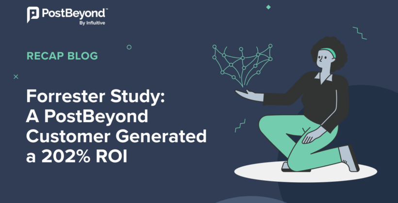 Forrester Study: A PostBeyond Customer Generated a 202% ROI